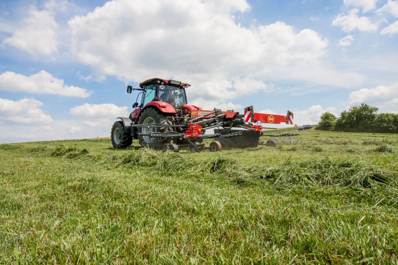 Double Rotor Rakes - VICON ANDEX 705 EVO - 705 VARIO, high performance and TerraLink Plus cardanic rotor providing improved quality of forage