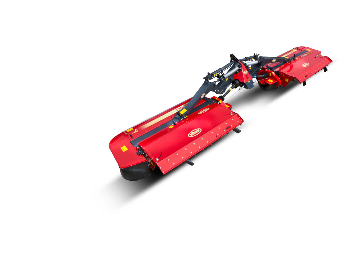 Mower Conditioners - Vicon EXTRA 687T - Efficient Butterfly Mower Combination, low weight with tripple mower conditions for high efficiency during field operation