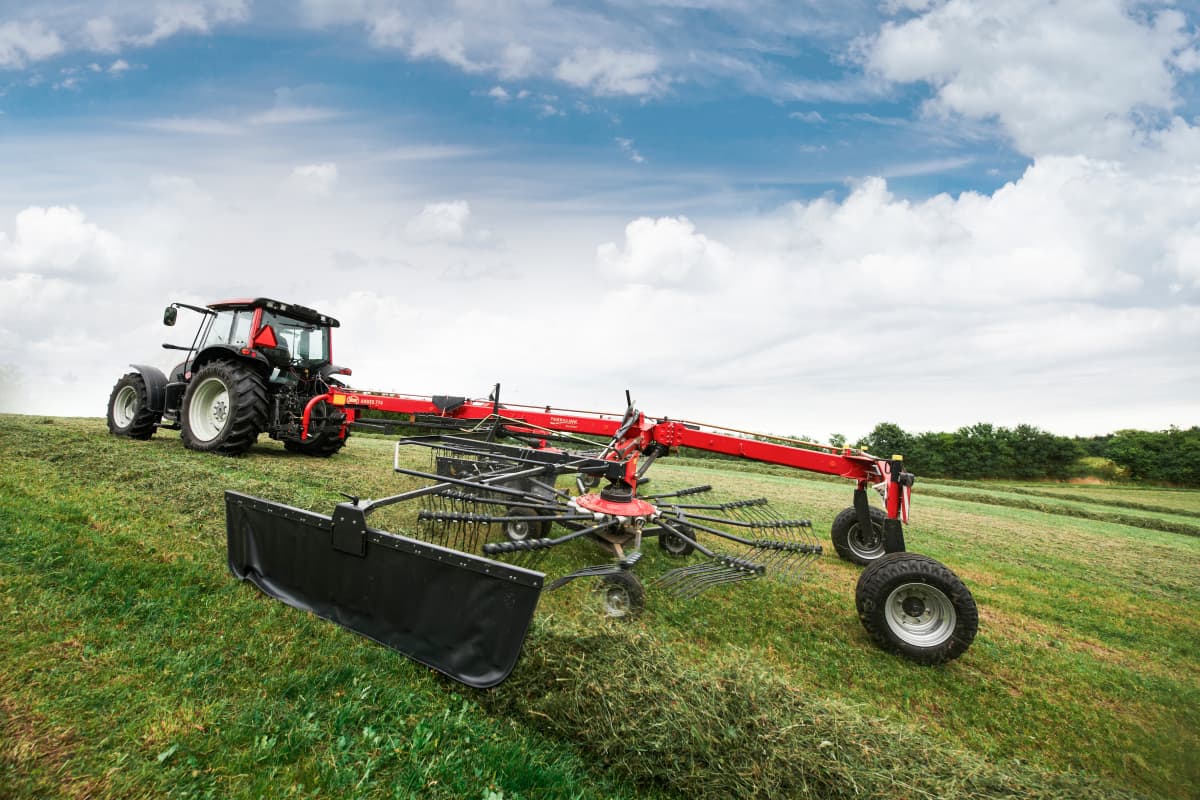 Double Rotor Rakes - VICON ANDEX 774, great maneuvreability and superb performance