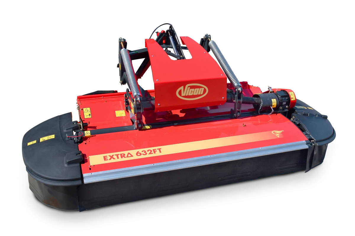 Mower Conditioners - VICON EXTRA 628FT - 632FT - 632FR - 635FT - 635FR - FRONT MOUNTED DISC MOWER CONDITIONERS, versitale machine with substantial performance