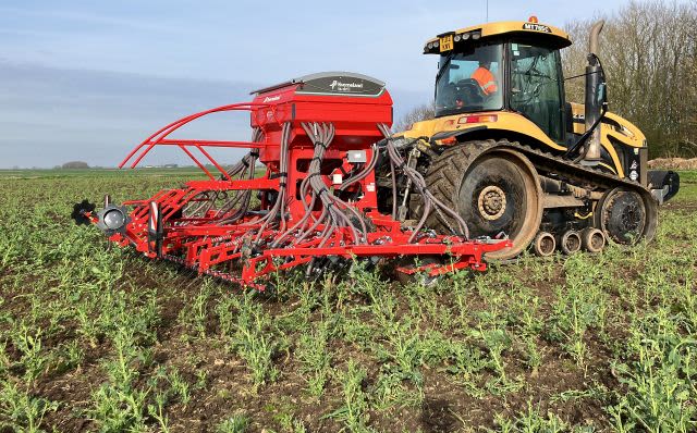 Drilling flexibility from the Kverneland ts-drill tine seeder