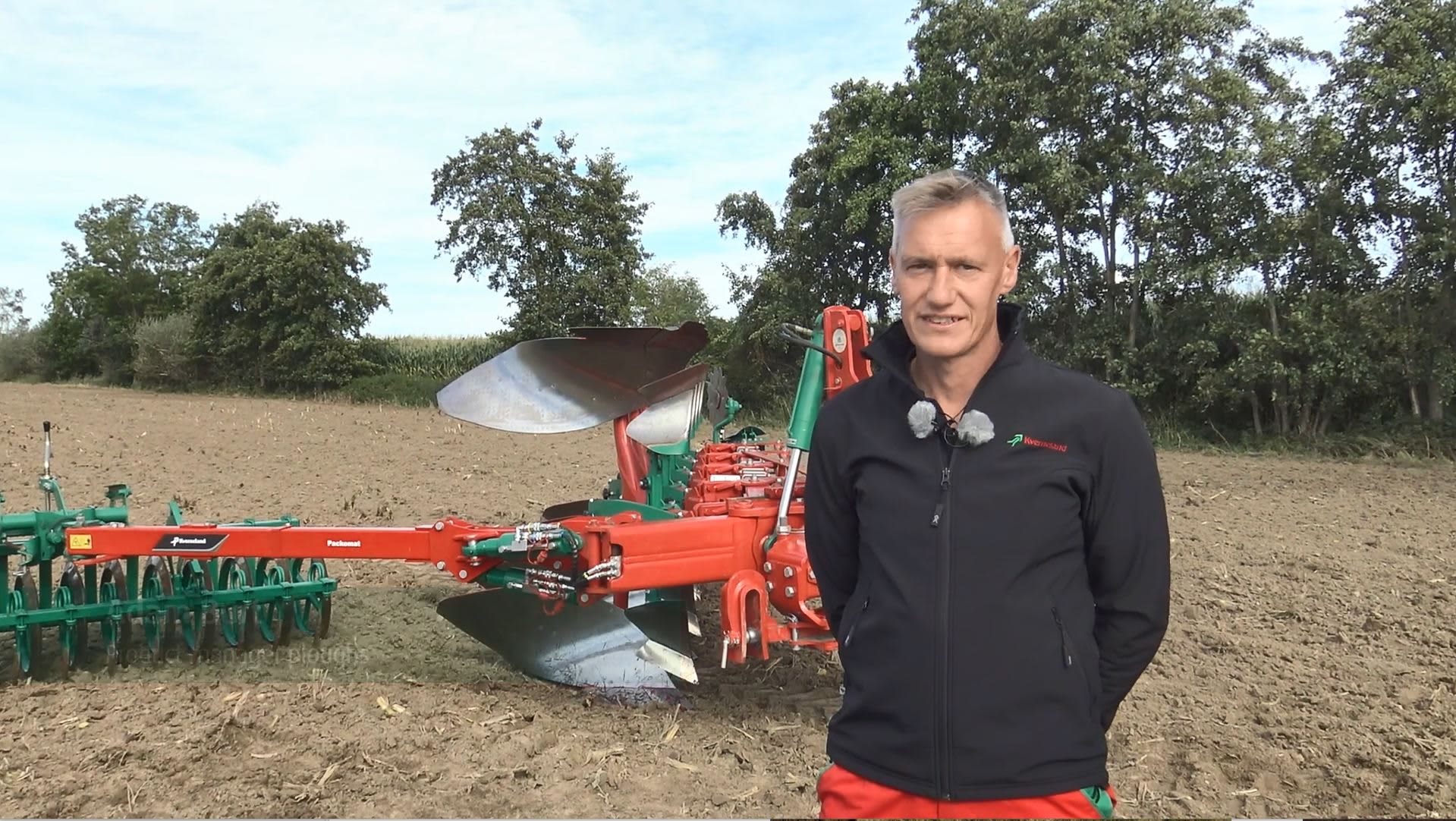 Kverneland ploughs for efficient seedbed preparations