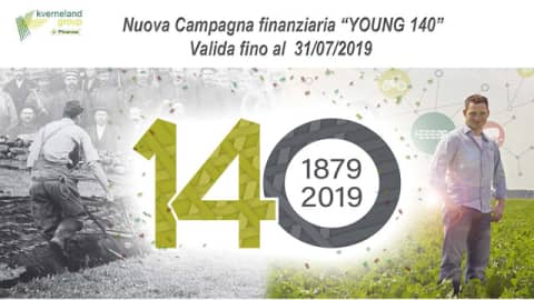 Campagna finanziaria “YOUNG 140”: fino a 14.000 euro su tutte le attrezzature
