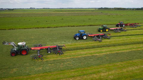 Andaineurs à quatre rotors Vicon - Les avantages