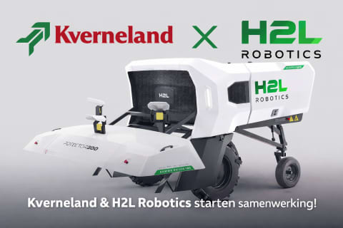 Kverneland - Autonome aardappelselectie robot H2L Robotics ondergebracht binnen Kverneland dealer netwerk