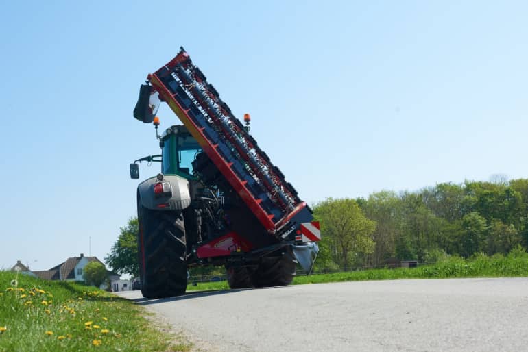 Stabile und kompakte Transportposition