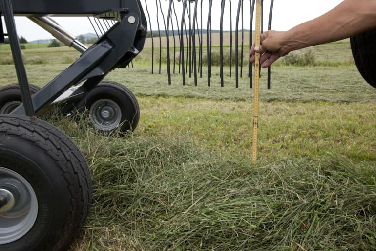 Double Rotor Rakes - Andex 714T VARIO - 714T EVO, CompactLine Gearbox provides almost maintenance free and great strengt during operation