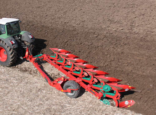 Reversible Semi-Mounted Ploughs - Kverneland PG RG, Kverneland Vari-Width® system, easy in use while ploughing and adjusting in operation on field