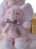 Pink Elephant Plush Baby Toy