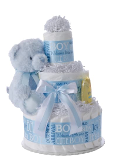 baby diaper cake boy