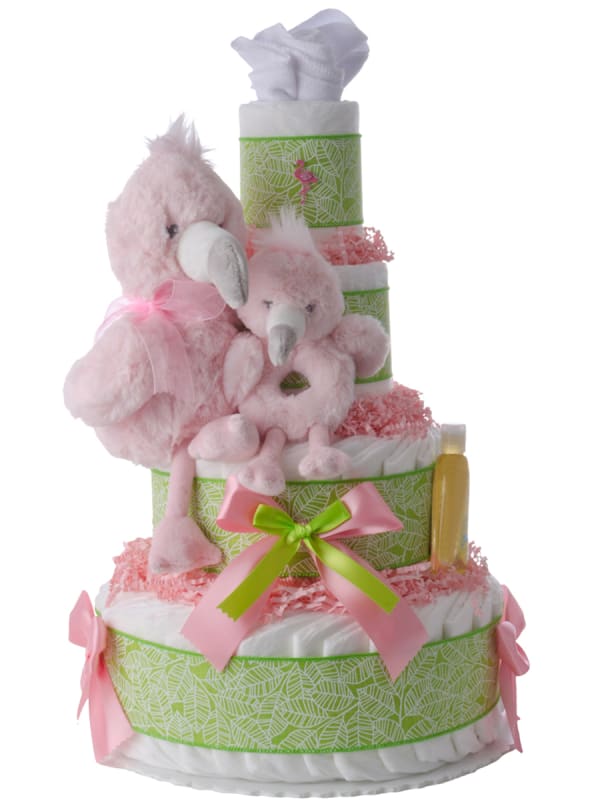 1 tier diaper cake