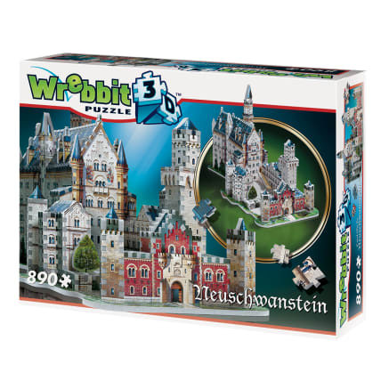 Wrebbit Neuschwanstein Castle -palapeli 3D