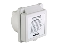 16A Inlet Easy Lock Exp with Warning Label 230V - Aftermarket