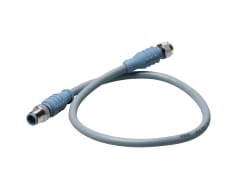 Micro Double-ended Cordset - M To F - 0.5m (gray)