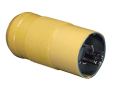 Male Plug, 50A 125/250V, Yellow