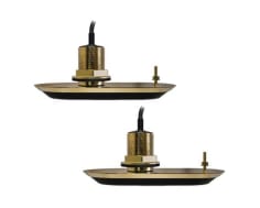 RV-220 RealVision Thru-Hull Bronze 20Deg 3D Port & Starboard Pair of Transducers (10m Cable)