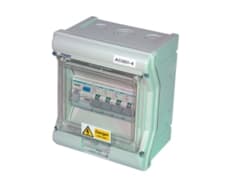 RCD + 4 Breaker Shorepower Consumer Unit
