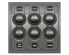 Contour Int 6 Way Switch Panel 1000 Series (1000-6W)