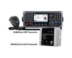 M605 Euro Fixed VHF with CB2000 Class B AIS Add On