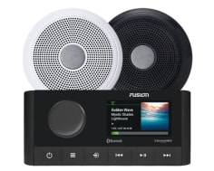 Fusion RA210 Marine Stereo + 4&#039;&#039; XS Series Classic Marine Speaker Bundle