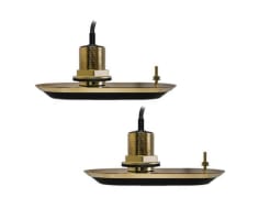 RV-212 RealVision Thru-Hull Bronze 12Deg 3D Port & Starboard Pair of Transducers (10m Cable)