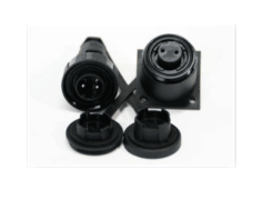 2 Pin Plug & Bulkhead Socket Kit