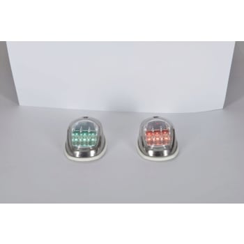 Led Naviagationlights Ss Set (starboard+port)
