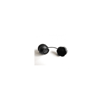 4Pin panel-mount socket with protective cap