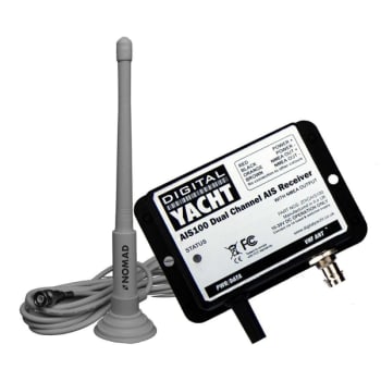 AIS100 AIS Receiver (USB) With QMAX Portable Antenna