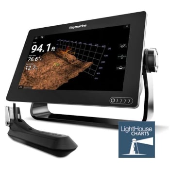 Axiom 9 RV - 9 Inch Display With RealVision Sounder With RV-100 3D TR And LightHouse Download Chart (E70367-03-202)
