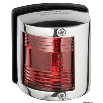 Utility 85 Navigation Lights Made of Stainless Steel - 112,5u00b0 left red