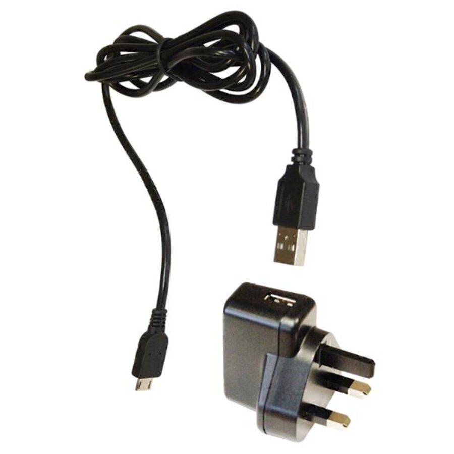 BCUSB.001 UK 3 pin USB Supply 5V 1A c/w Micro USB Lead For M25