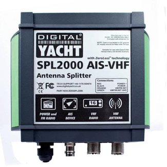 Digital Yacht SPL2000 VHF Antenna Splitter for VHF/ AIS Operation from 1 Antenna