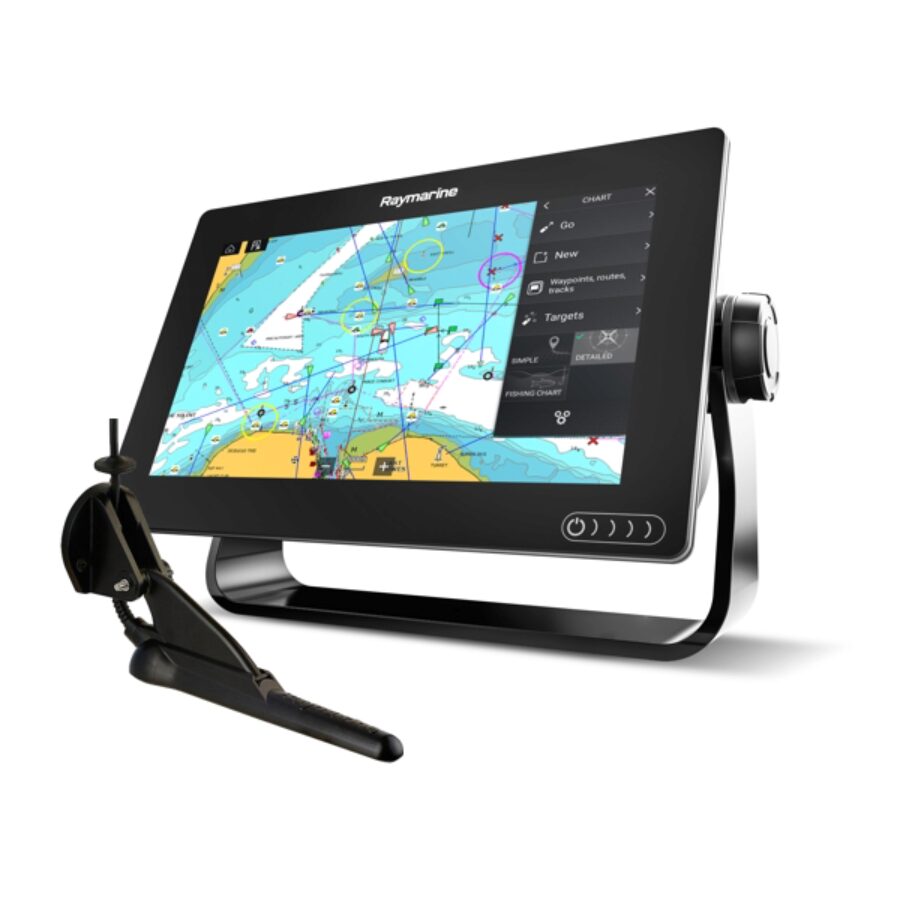 Axiom 9 RV - 9 Inch Multi Function Display With RealVision 600W Sounder With CPT-100DVS DownVision TR