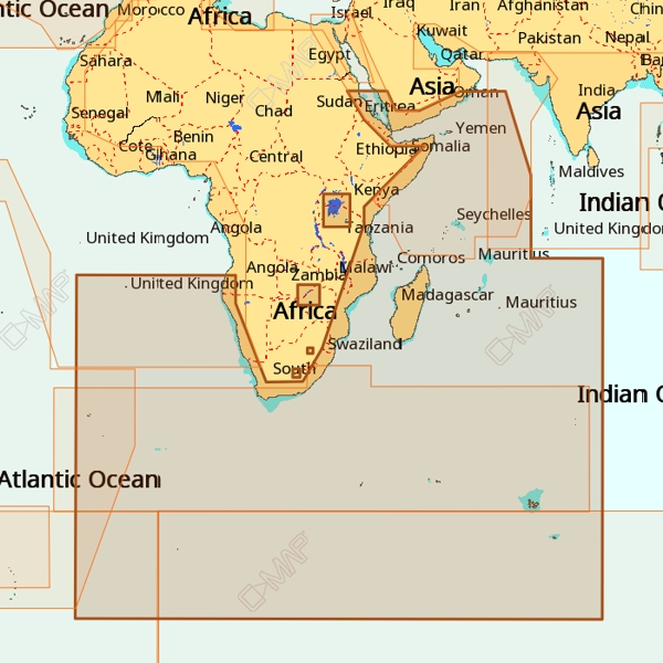 C-Map 4D Wide Area AF-D209 South - East Africa - (10-04-2017) (AF-D209-B)