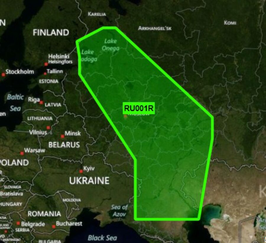 G2 - Reg Sd - Hxru001r - Russian Inland Waterways (cyrillic Only)