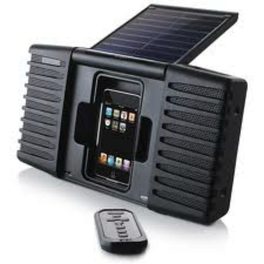 Sp400 Soulra I-pod Solar / Mains Powered Docking Station