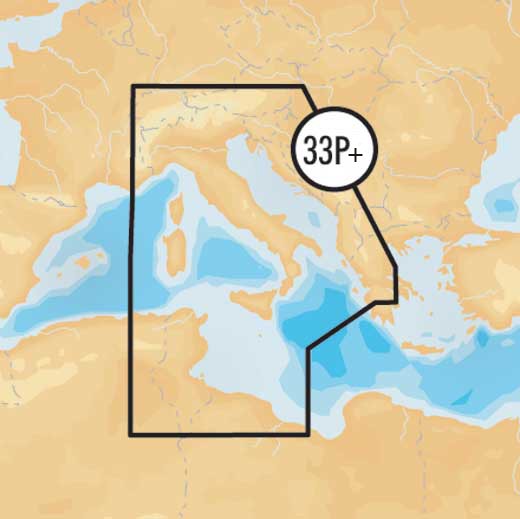 Platinum+ XL3 33P+ - SD/Micro SD - Central Mediterranean (100.PP33S)