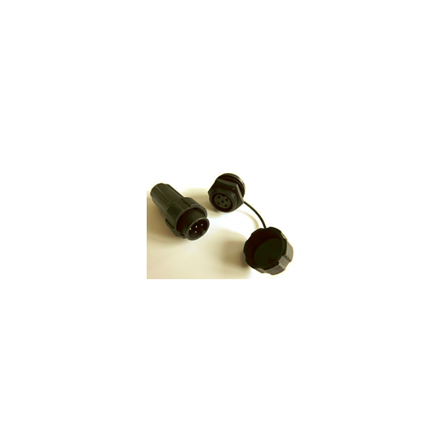 5Pin Plug/socket pair (inc. protective cap for socket)