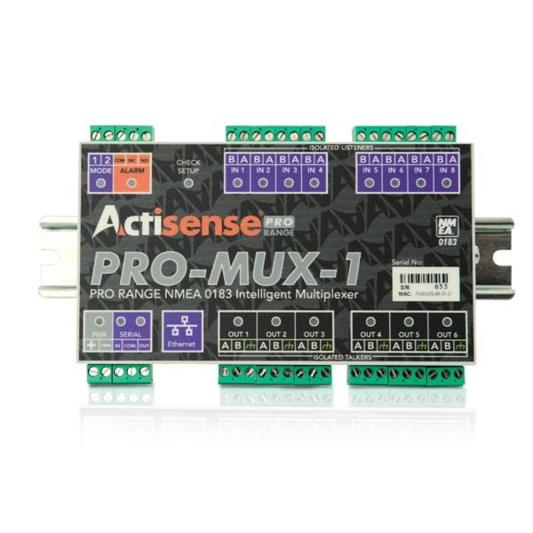 Professional NMEA Multiplexer 8 inputs 6 outputs