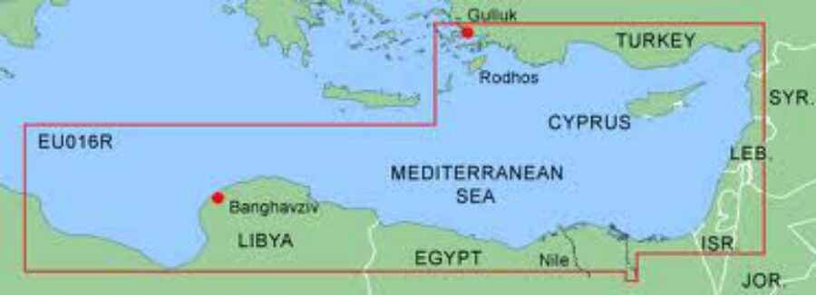 G3 Sd/microsd Format Chart Eu016r Mediterranean Southeast