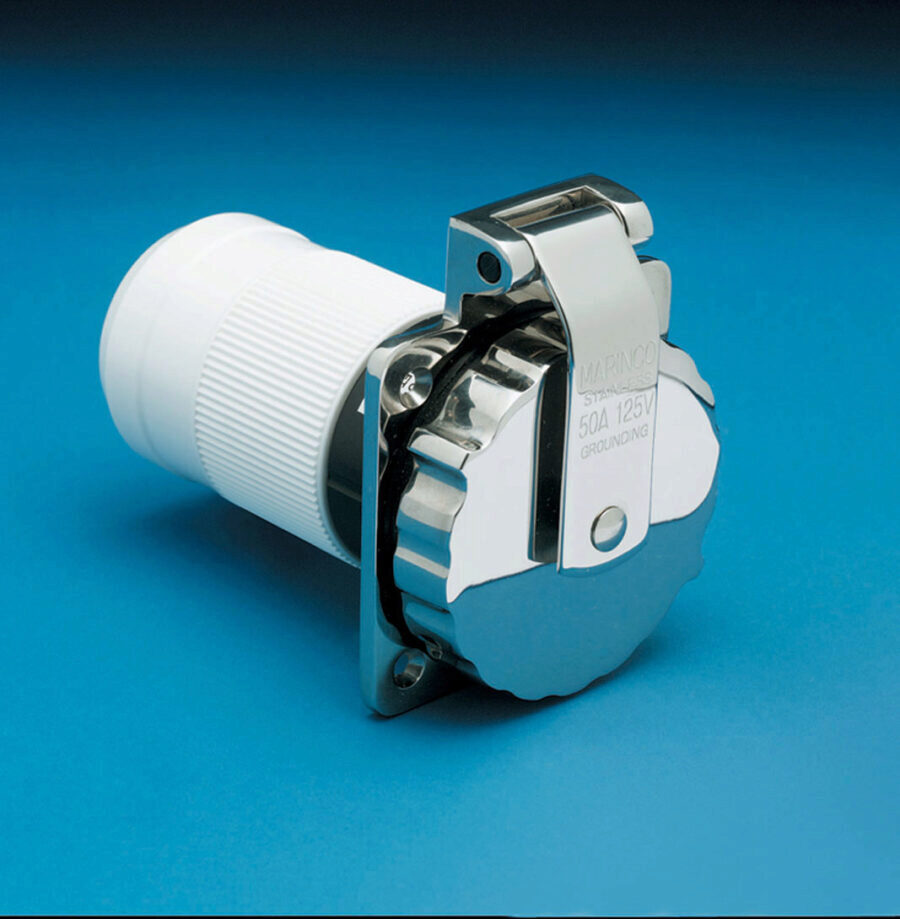 Inlet, 50A 125/250V, Stainless Steel OEM