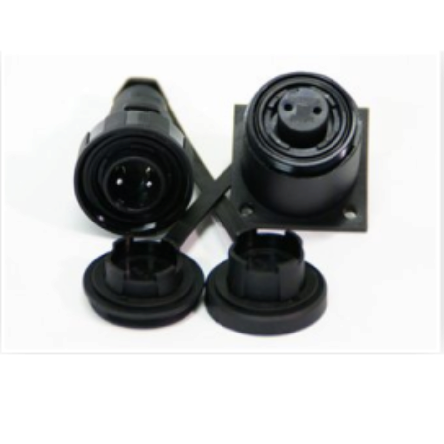 2 Pin Plug & Bulkhead Socket Kit
