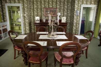 Dining room at Home Hill, Devonport