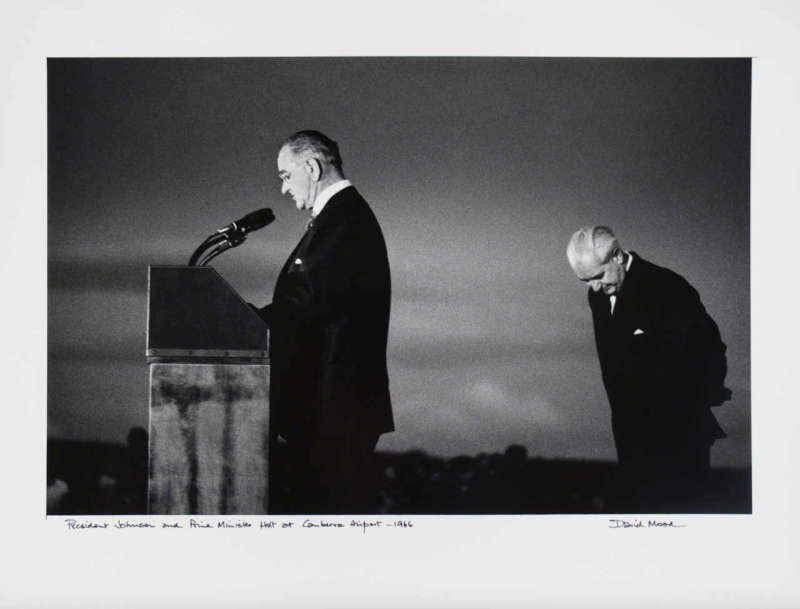 Lyndon Johnson and Harold Holt
