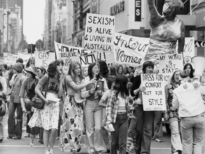 International Women’s Day march Melbourne 1975