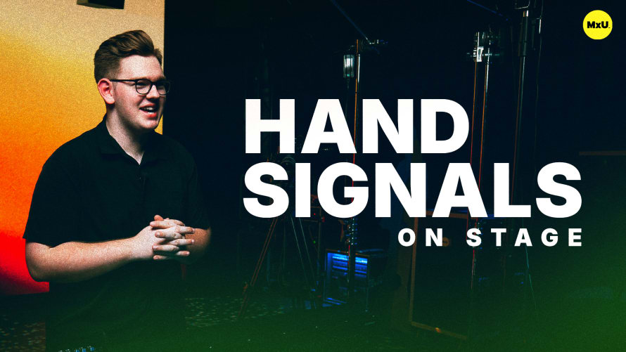 Hand Signals On Stage