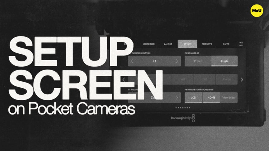 Setup Screen on Pocket Cameras