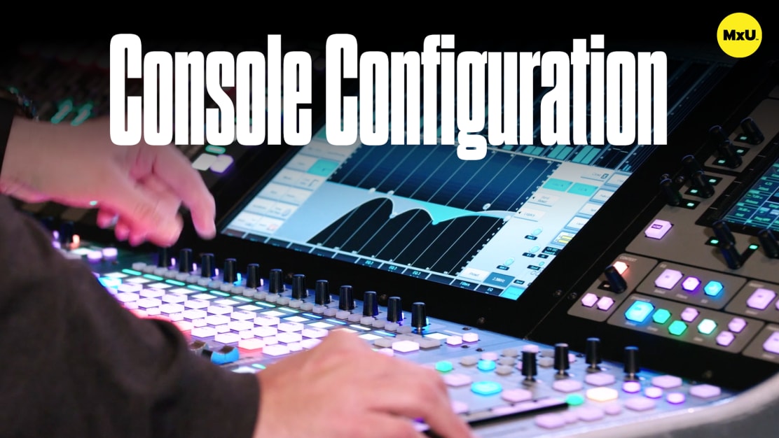 Audio Console Configuration