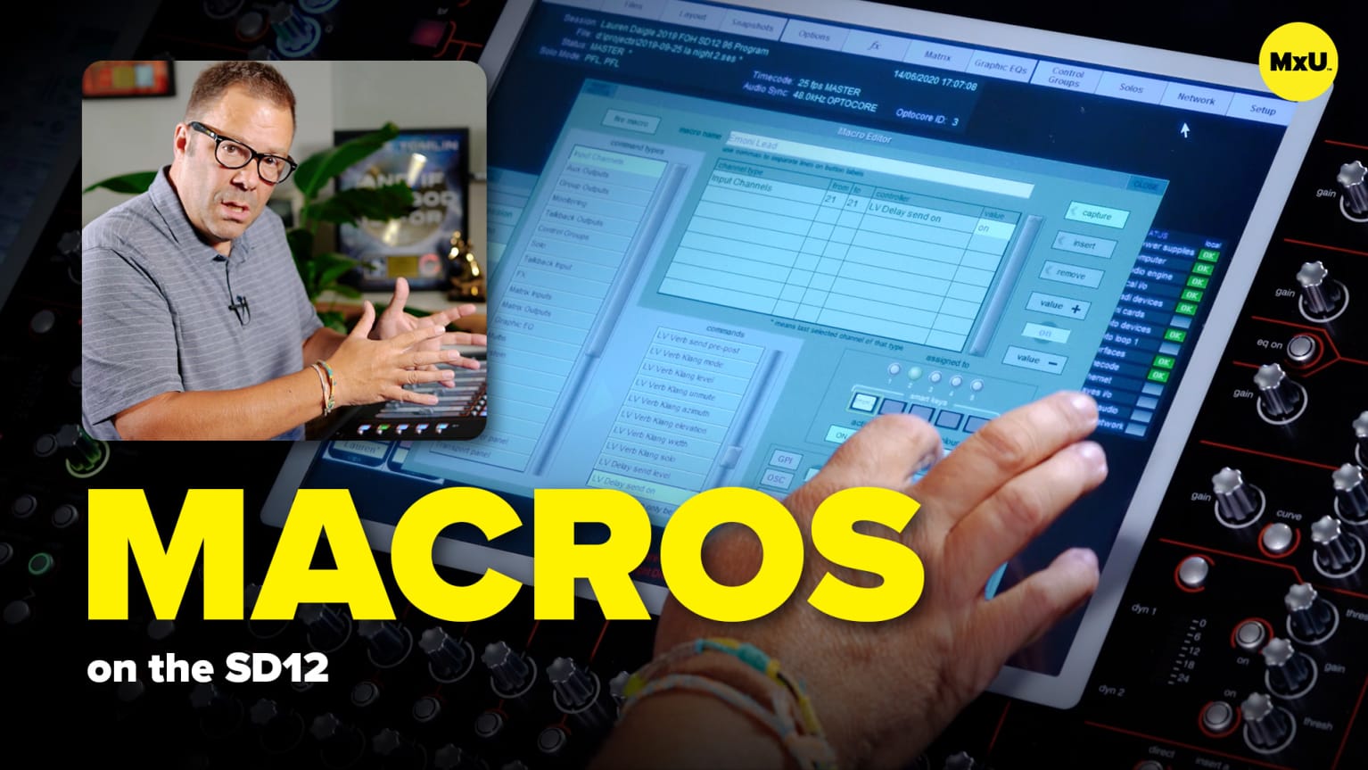 Macros on the SD12 - MxU